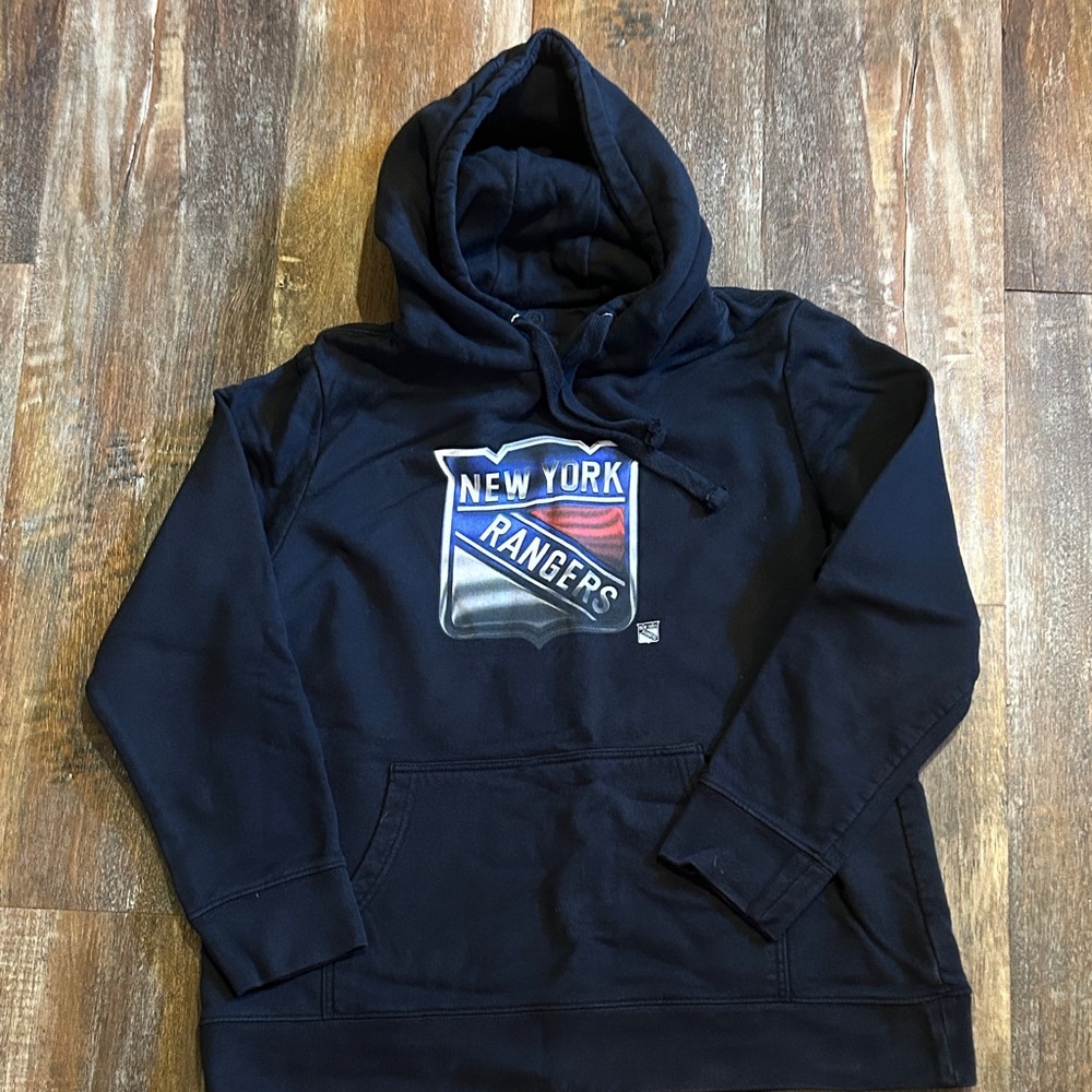 Fanatics Navy New York Rangers Hoodie